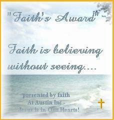 Faith's Award